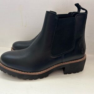 Hush Puppies Black Ankle Booties